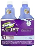 Swiffer Wetjet Spray Mop Floor Cleaner Open Window Fresh Scent Multi-Purpose Solution, 42.2 OZ, 2 Bottles