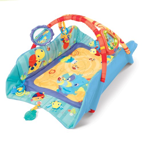 Buy Low Price KIDS II Bright Starts Baby’s Play Place Mat, Blue B003LQS5RU
