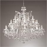 Crystorama 4470-CH-CL-S Maria Theresa 26 Light Two Tier Chandelier in Polished Chrome with Clear Swarovski Strass crystal