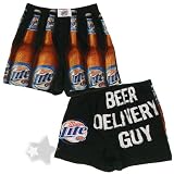 Miller Lite Black Boxer Shorts for Men