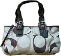 Women's Coach Purse Handbag 12195 Tonal C Zp Satchel
