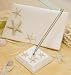 Beach Guestbook and Pen - Ivory