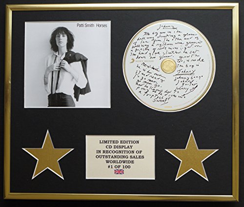 Patti Smith/cadre Cd/edition Limitee/certificat D'authenticite/horses