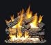 Peterson Real Fyre 24 Inch Post Oak Log Set With Vented Natural Gas G4 Burner - Match Light