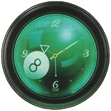 Glowing 8-Ball Neon Clock
