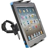 ChargerCity Strap-Lock Tablet Mount for Bicycle Treadmill Exercise Bike Boat Helm Handlebar w/ universal tablet holder for Apple iPad Mini Air PRO /Ipad Samsung Galaxy Tab Note (7-12inch Tablets)