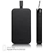 elago Slim Glide Genuine Leather I Case for Apple iPhone 3G/3GS (Black)