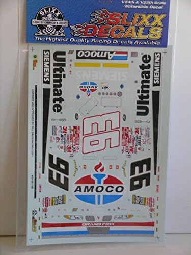 Slixx Decals "Amoco/Siemens for Revell Monogram Pontiac Stock Car"