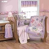 Jessica Breedlove Tiny Turtles 6 Piece Crib Set, Pink/Purple