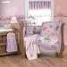 Jessica Breedlove Tiny Turtles 6 Piece Crib Set, Pink/Purple