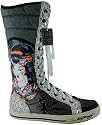 Ed Hardy Shins Silver Boots Shoes