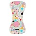Cuddle Bee Burp Cloth Pink Retro