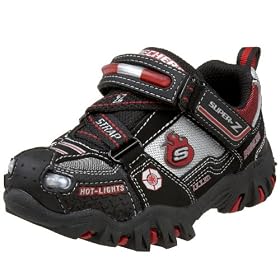 Skechers Infant/Toddler Hot Lights - Damager - Fire Rescue Sneaker