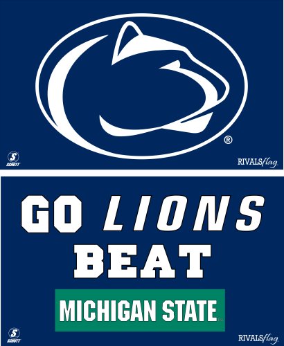 Penn State With Michigan St Rivals Flag