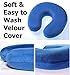 Air Travel Pillow: Relaxation Set - Best Memory Foam Pillows for Plane Travel with Custom Pillow Carry Bag