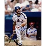 Howard Johnson Autographed New York Mets 8x10 Photo w/ "NL All-Star '89 '91"