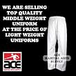 White Martial Arts Pants Poly/Cotton