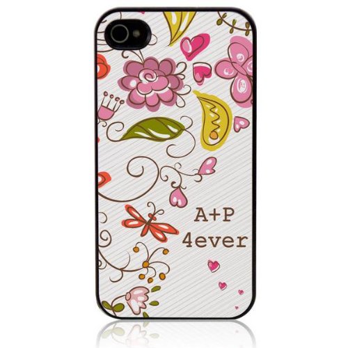 Personalized Iphone 4 Case - Flowers