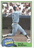 1981 Topps # 504 Dale Murphy Atlanta Braves Baseball Card