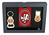 San Francisco 49ers - NFL Bottle Opener Key Ring, Luggage Tag, Money Clip Gift Set