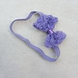 Qandsweet Baby Girl's Headbands Lace Bowknot (10 Pack)