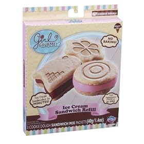 Girl Gourmet Ice Cream Sandwich Maker Refill Pack Cookie Dough by Jakks Pacific