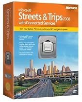 Microsoft Street & Trips 2008 GPS with Connected Services