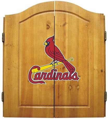 St. Louis Cardinals MLB Dart Board w/Cabinet