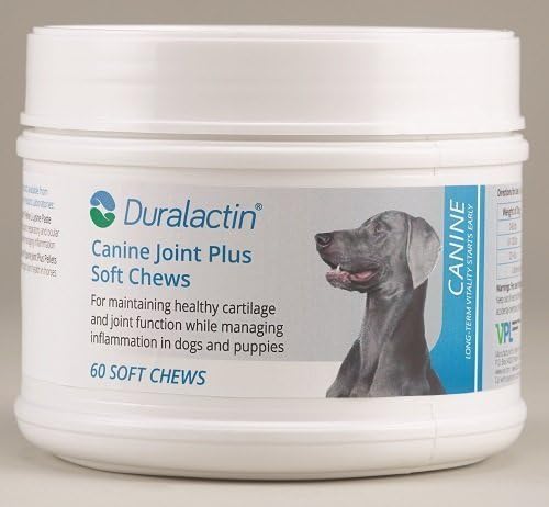 Duralactin Canine Joint Plus Soft Chews Triple Strength - 60 Soft Chews by Veterinary Products Laboratories