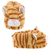 Orange Tabby Cat Animal Slippers for Women and Men