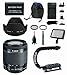 Canon EF-S 18-55mm f/3.5-5.6 IS STM Lens + Hood + Case + LP-E12 Battery + LED 160 + Charger + ForGrip Handle + Filters [Frustration-Free Packaging] EOS SL1 Kit