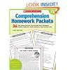 Comprehension Homework Packets: 36 Take-Home Packets That Include Short Passages, Graphic Organizers With Questions, and Practice Tests