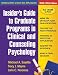 Insider's Guide to Graduate Programs in Clinical and Counseling Psychology: 2010/2011 Edition (Insider's Guide to Graduate Programs in Clinical Psychology) Cover