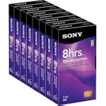 Sony 8T160VR 8Hrs VHS Cassettes 160 Minute (8-Pack) $18.99
