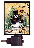 Christmas and Winter Night Light - Winter Friends - Snowman - LED NIGHT LIGHT