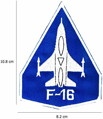 F-16 Fighting Falcon 001 Embroidered Iron on Patch
