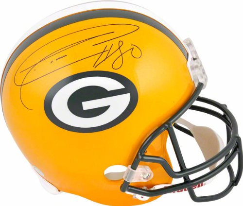 Donald Driver Autographed Helmet | Details: Replica, Green Bay Packers