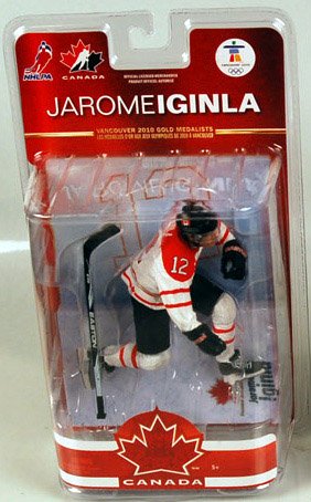 McFarlane Toys NHL Sports Picks Team Canada 2010 Series 2 Action Figure Jarome Iginla (Calgary Flames) White Jersey