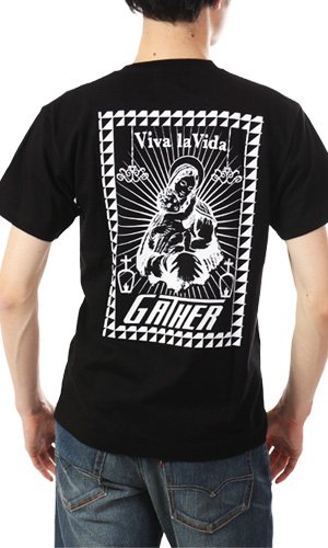 (ギャザー)Gather オールドスクールマリアプリントクルーネックTシャツ