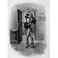 Bob Cratchit Holding Son Tiny Tim Joyously Aloft, from Dicken's Tale, "A Christmas Carol" Photographic Poster Print, 30x40