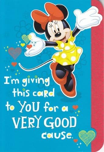 Greeting Card Care Disney "I'm Giving This Card to You for a Very Good Cause.."