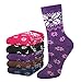 ProEtrade Fashion Soft Casual Thick Warm Wool Winter Socks For Women - 5 Pairs