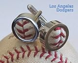Los Angele Dodgers Game Used Baseball Cufflinks