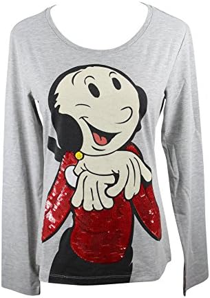 Ice By Iceberg Womens Graphic T-Shirt Size 46 Regular - Grey Cotton