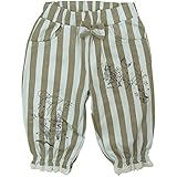 【H28年春物】 SCOLAR(スカラ) ツイルストライプ7分丈パンツ 110cm/ベージュストライプ NO.CH-16SP-SC19