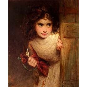 A3 Box Canvas 42 x 32 cm Fine Art Hicks George Edgar Home From School