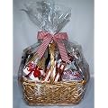 Amazon-Geschenkkorb, gef�llt mit original belgischen Spezialit�ten, R�ucherwaren, S�ssigkeiten, Wein.