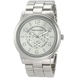 Vernier Womens VNR201 Round Silver-Tone Bracelet Qu