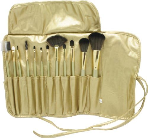 True Gear 12pc Cosmetic Brush Set (Gold)