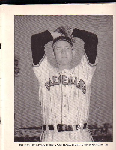 Bob Lemon Cleveland Indians Baseall Magazine photo circa 1949